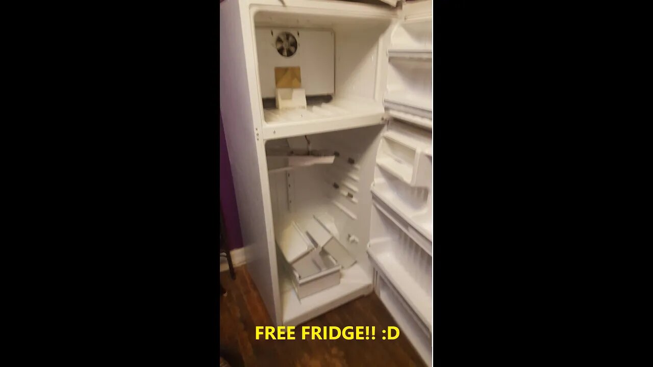 FREE FRIDGE found on Facebook Marketplace!!