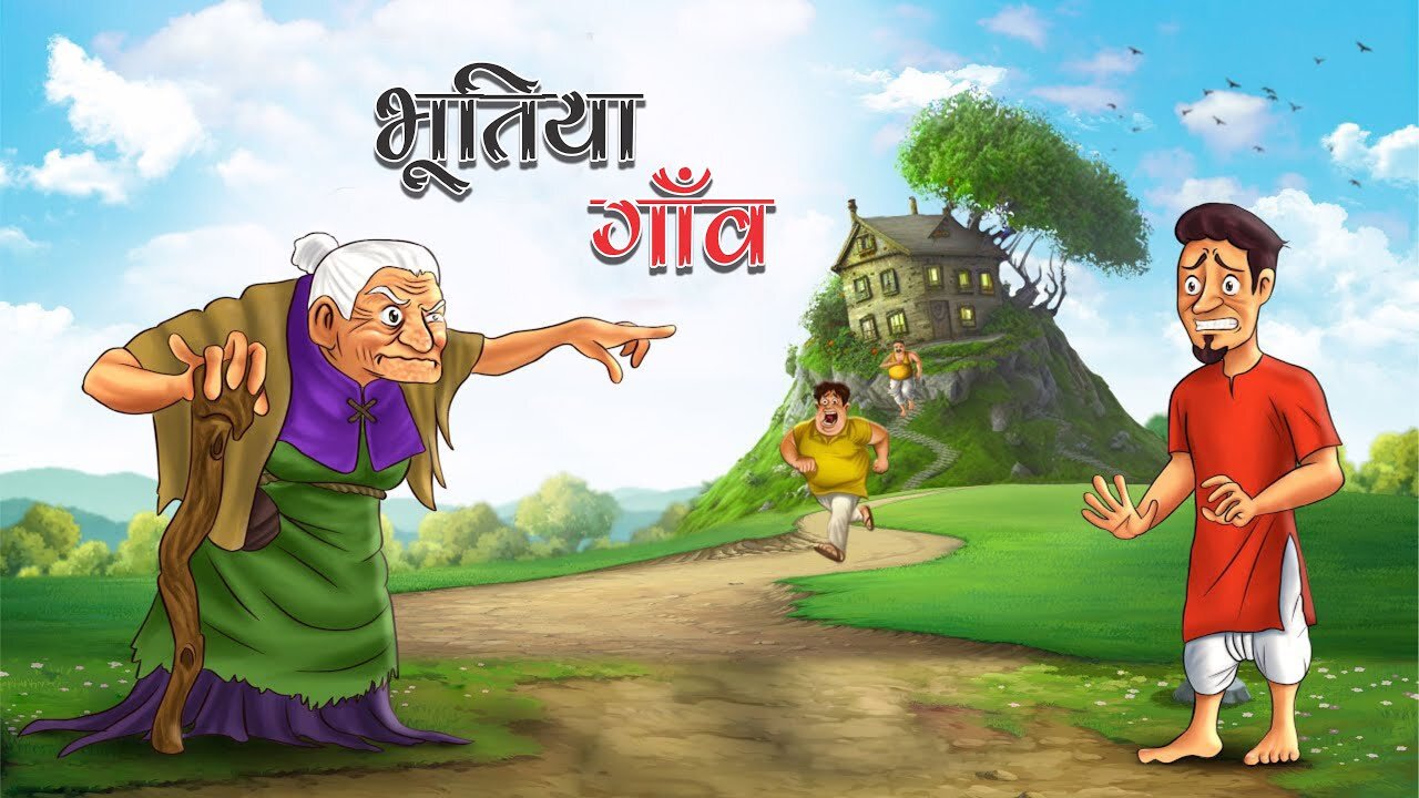 भूतिया गाँव | witchstories | Moral Stories Panchatantra Kahani | Story in Hindi #short #shorts