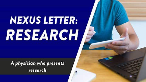 Nexus letter: A physician who presents research