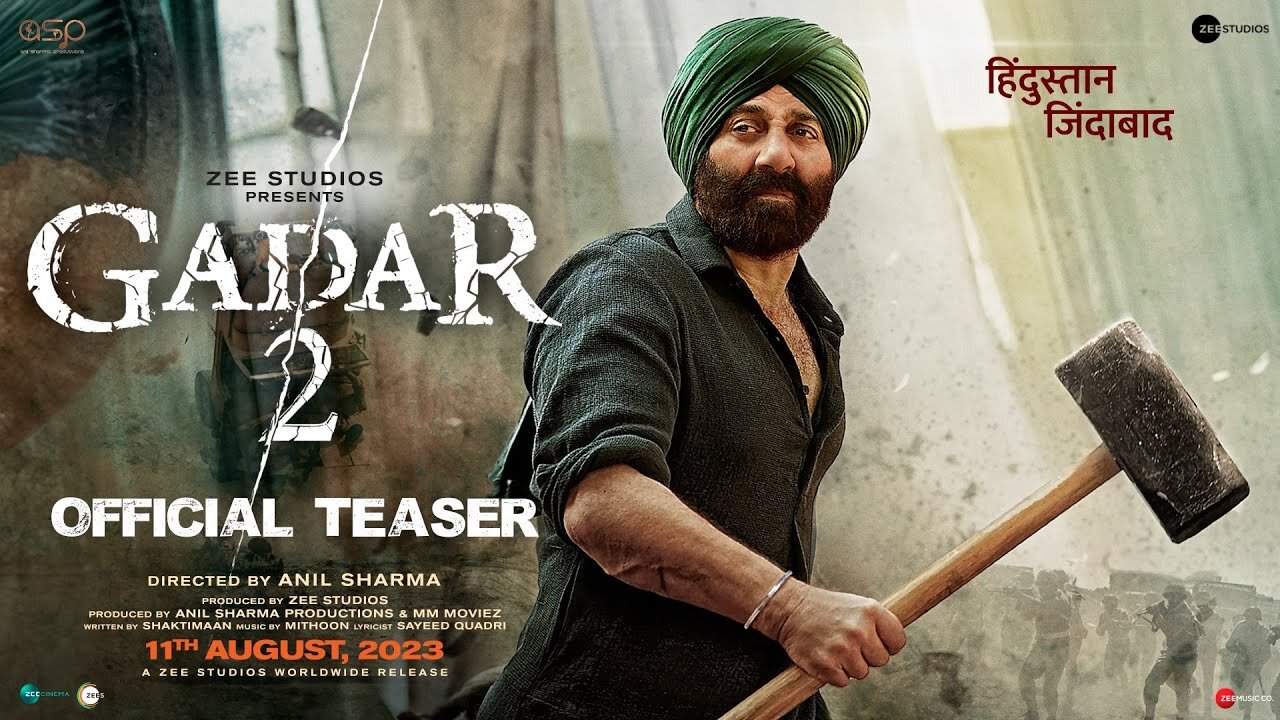 Gadar 2 - Official Trailer _ Ameesha, Utkarsh Sharma, Simrat, Sunny Deol _ In Cinemas 11th August