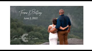 Thomas & Brittany elopement Wedding