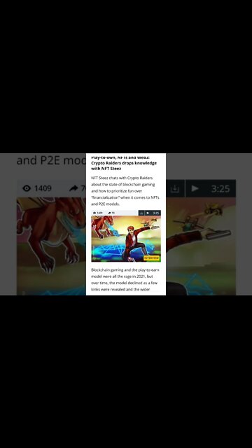 Play-to-own, NFTs and Web3 #cryptomash #cryptomashnews #cryptonews #AnsirAli #viralvideo2022