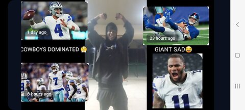 DALLAS COWBOYS VS NEW YORK GIANT WAS AN UPSETT OF DA CENTRY PUTTIN UP 40 BURGERS WE OUTCHERE 💪🏾💯