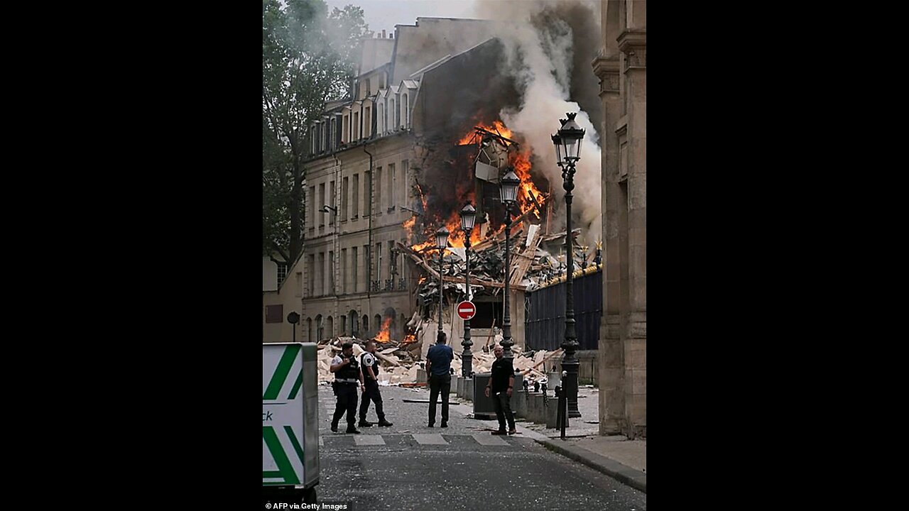 Gas Explosion in Paris France