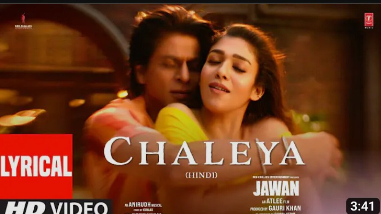 Jawan- Chaleya (Lyrical Video) _ Shah Rukh Khan _ Nayanthara _ Atlee _ Aniru_144p