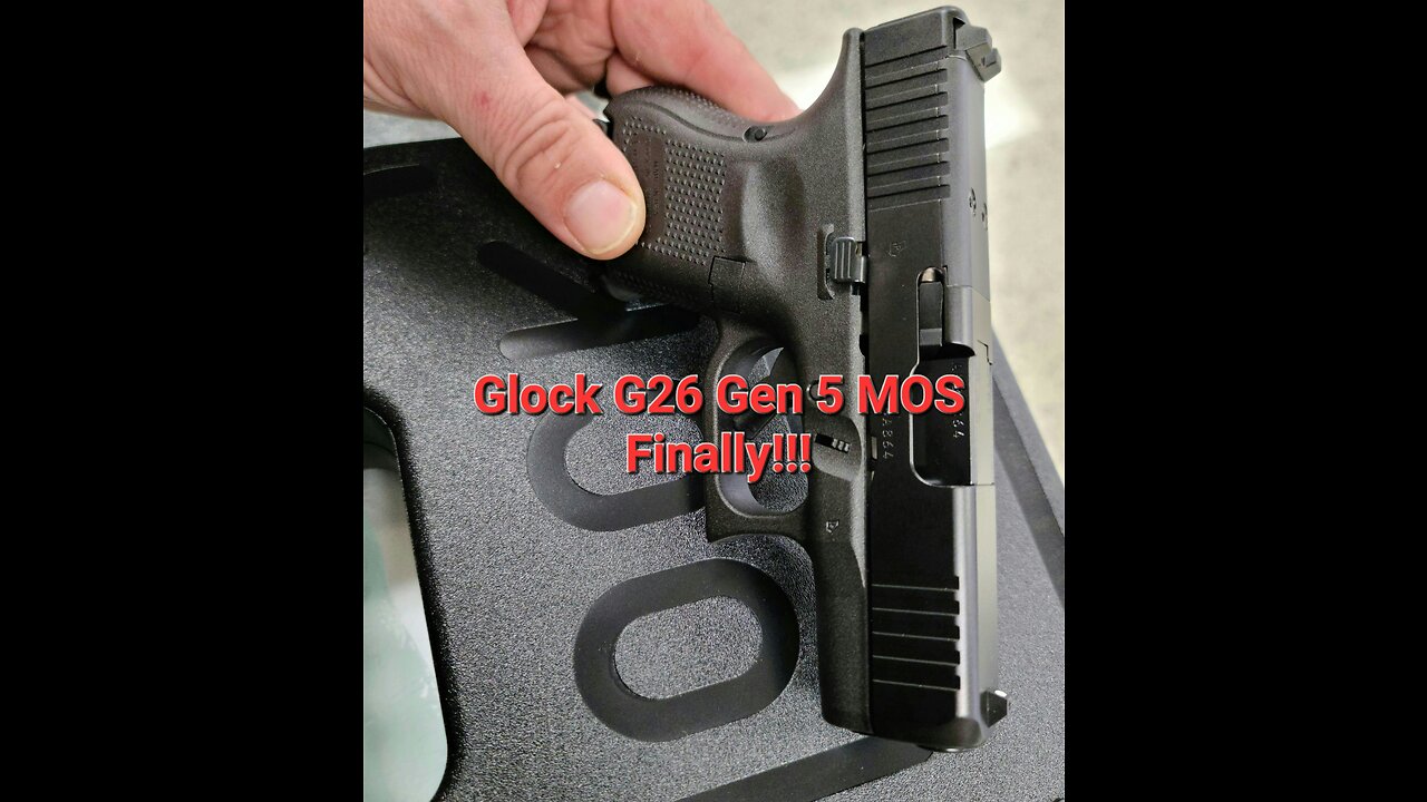 New Glock G26 Gen 5 MOS!