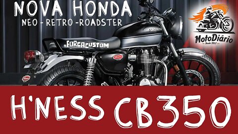 NOVA HONDA CB350 HIGHNESS é lançada HOJE no mercado INDIANO. Será que vem para o Brasil?