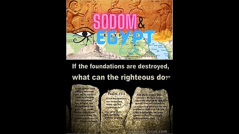 Ps Suzy Antoun-SPIRITUALLY called SODOM & EGYPT-If foundation destroyed, what can the righteous do?