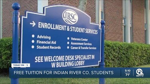 Indian River State College to offer free tuition to some students