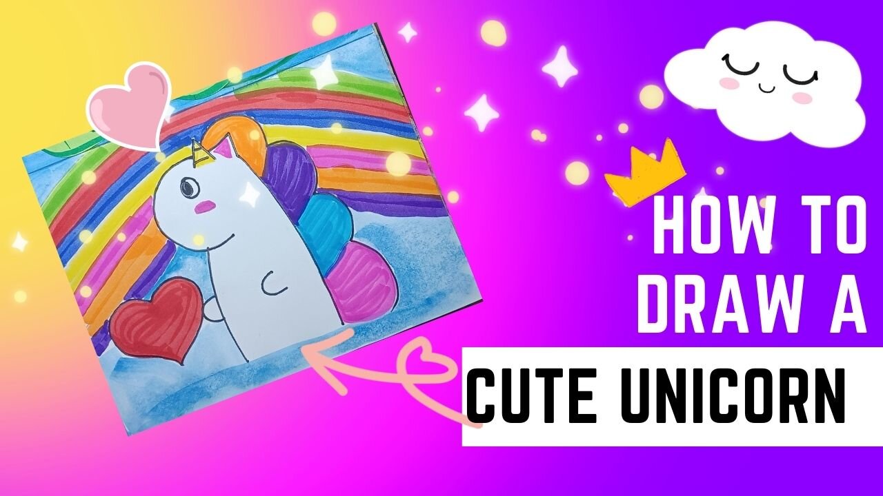 How To Draw A Unicorn - Preschool