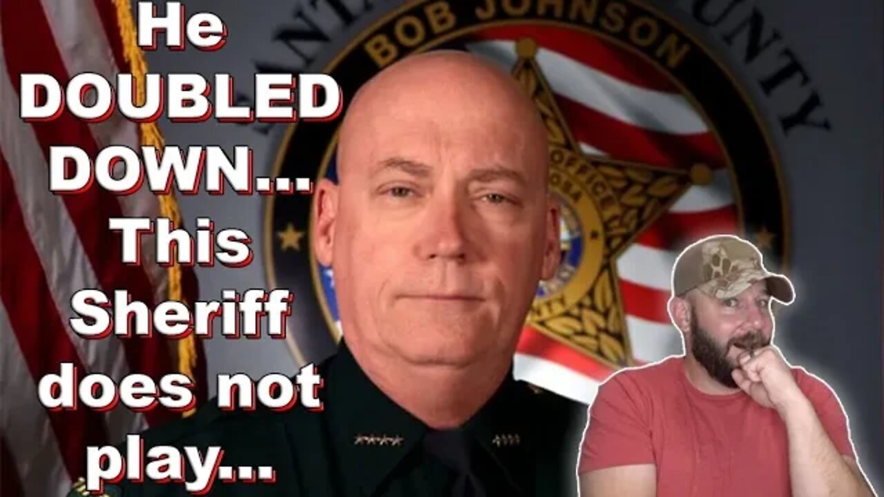 Florida Sheriff sets Gun Controllers off AGAIN... Doubles down with "then they can't re-offend"...