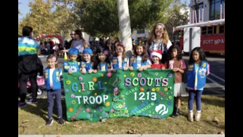 Girl Scouts 1213 Vista Christmas Parade 12/4/21