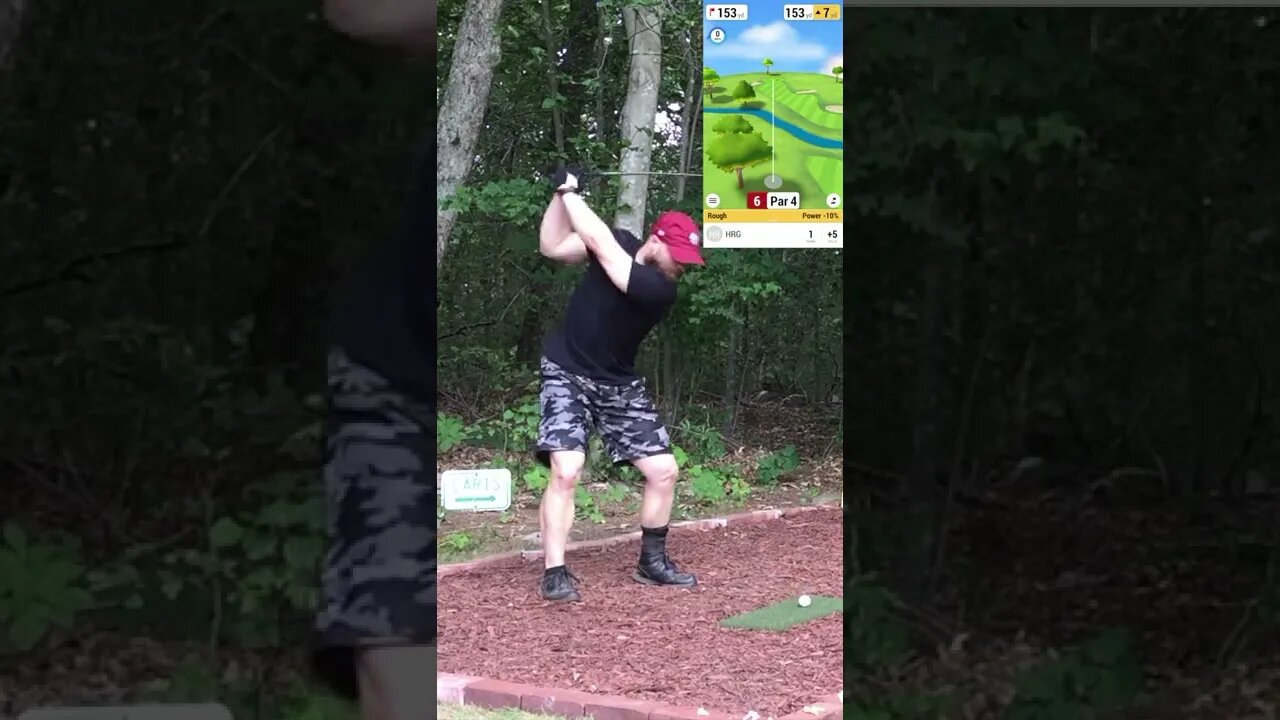 Hole 6 - Sedgefield CC #Shorts #Golf #GarminR10 #SimGolf #YoutubeShorts