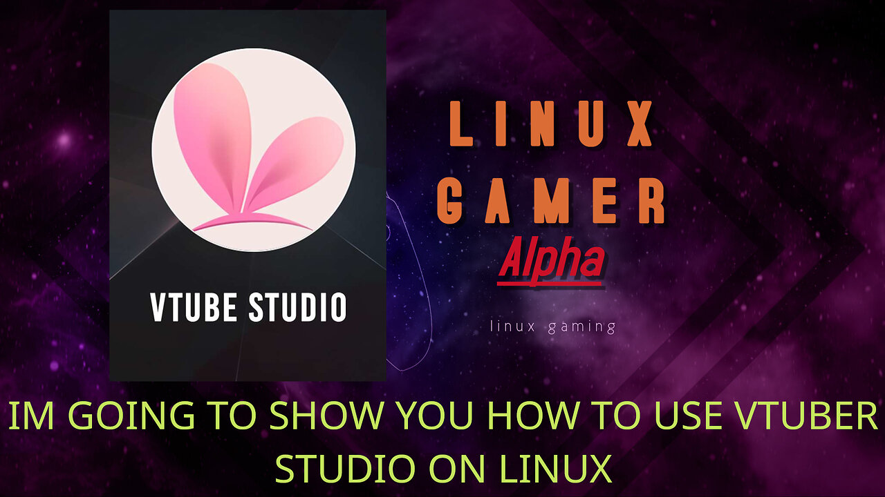 im going to show you how to setup vtube studio on linux