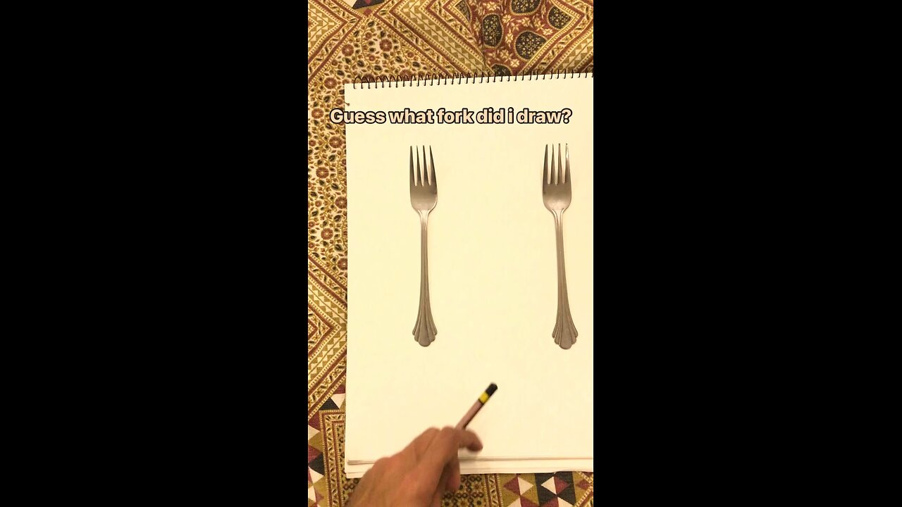 Guess what fork did i draw?