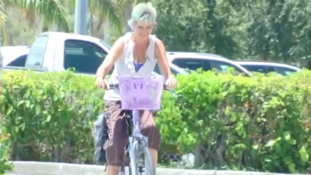 Woman receives new special bike after theft