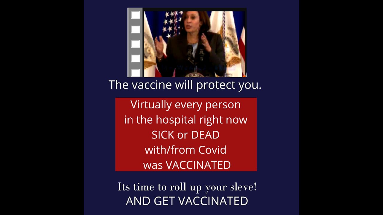 Satire. Get the Jab. Every person sick in the hospital was vaccinated.