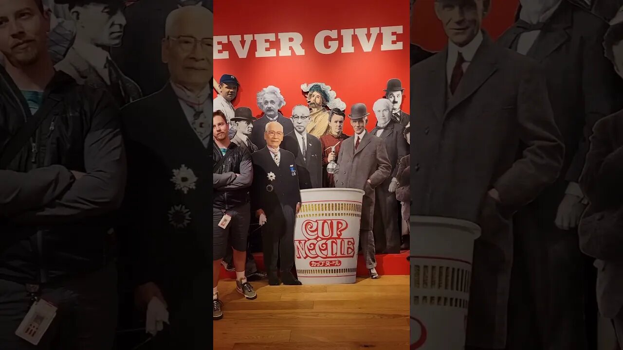 some of the best minds in the world can be seen at the Cup Noodle Museum in Japan