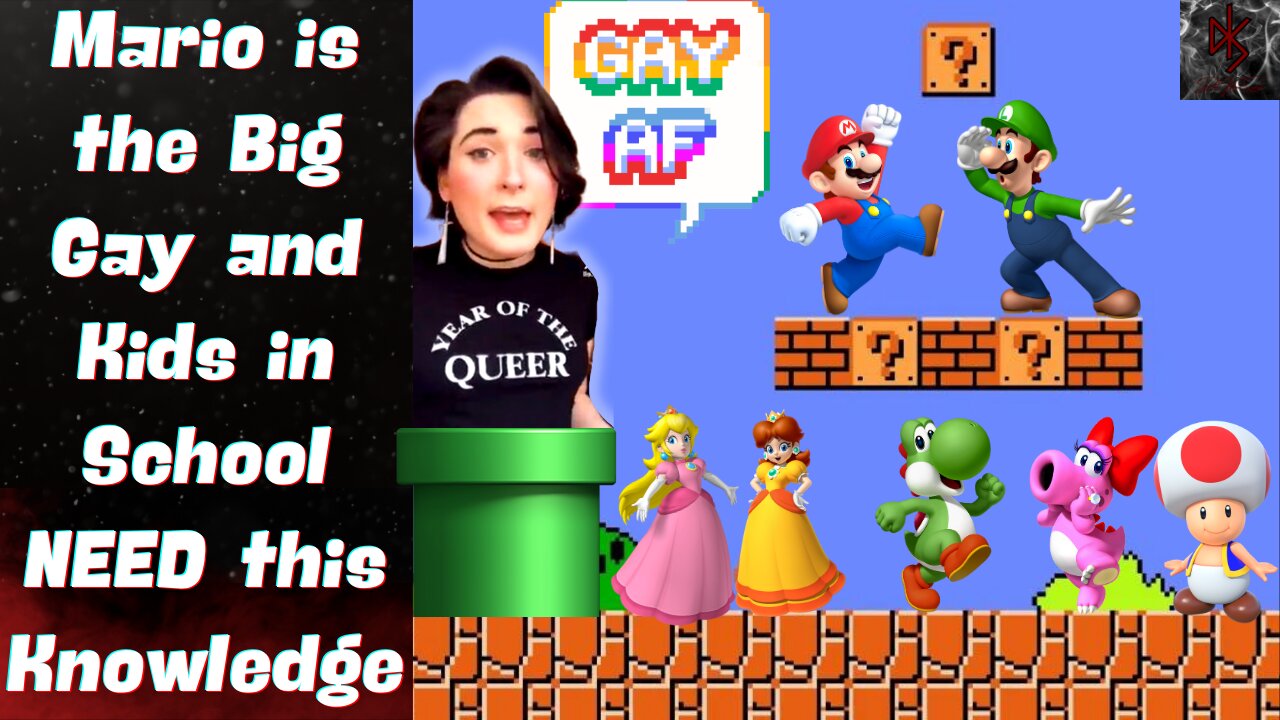 NYC School Teacher Makes Every Super Mario Character Some Shade of GAY! Why Schools Have FAILED!