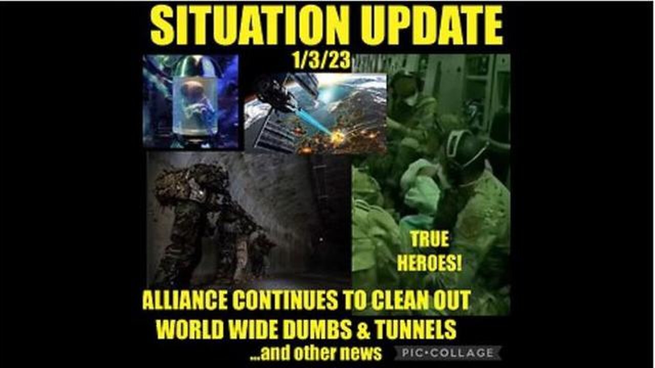 SITUATION UPDATE: ALLIANCE CONTINUES CLEAN-OUT OF WORLDWIDE DUMBS & TUNNELS! US SUPPLIED HIMAR ...