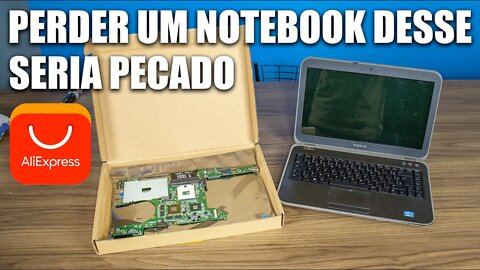 ARRUMEI UM NOTEBOOK ESTRAGADO COM UMA PLACA MÃE DO ALIEXPRESS