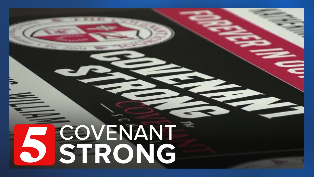 Covenant Strong: Yard signs honor victims in Nashville shooting