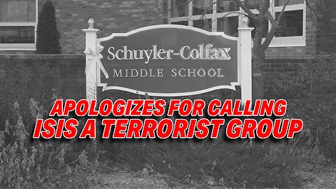 MIDDLE SCHOOL IN NEW JERSEY APOLOGIZES FOR CALLING ISIS A TERRORIST ORGANIZATION