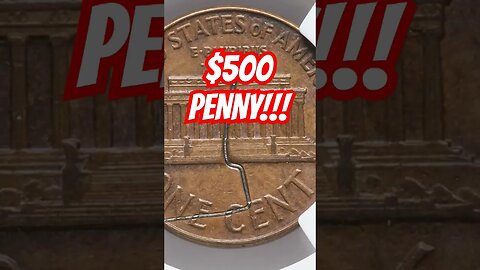 $500 Penny because of THIS! #coin