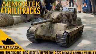 Giant RC Tanks Tiger - StuG - Jagdtiger 1:6 SCALE Armortek - Militracks 2022.