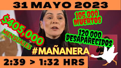 💩🐣👶 AMLITO | Mañanera *Miércoles 31 de Mayo 2023* | El gansito 2:39 a 1:32.