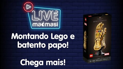 Vamos montar LEGO e bater papo juntos? Quem topa?