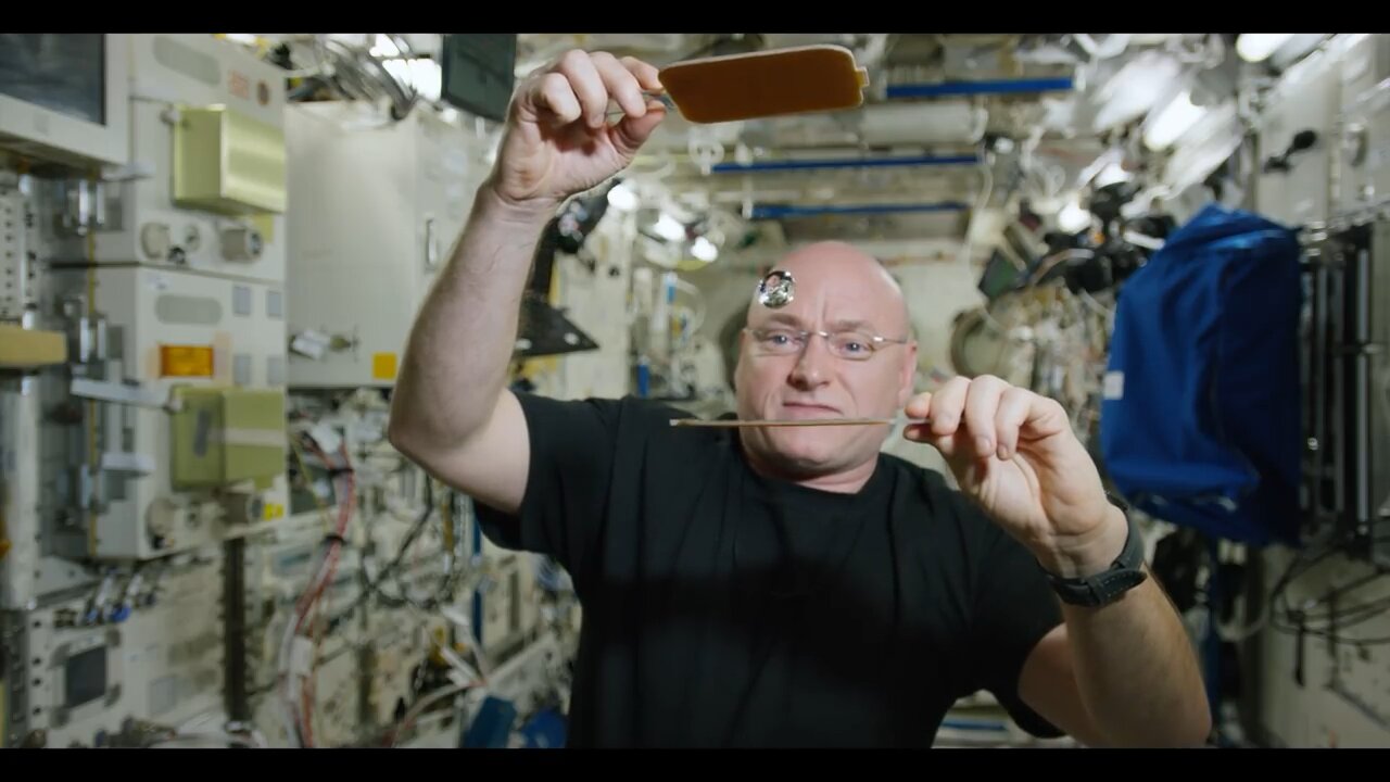 Liquid Ping Pong In Space