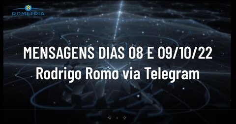 MENSAGENS DIA 08 E 09/10/22 VIA TELEGRAM