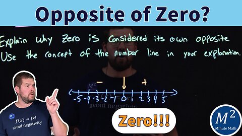 Why is Zero Its Own Opposite? Understanding Zero on the Number Line