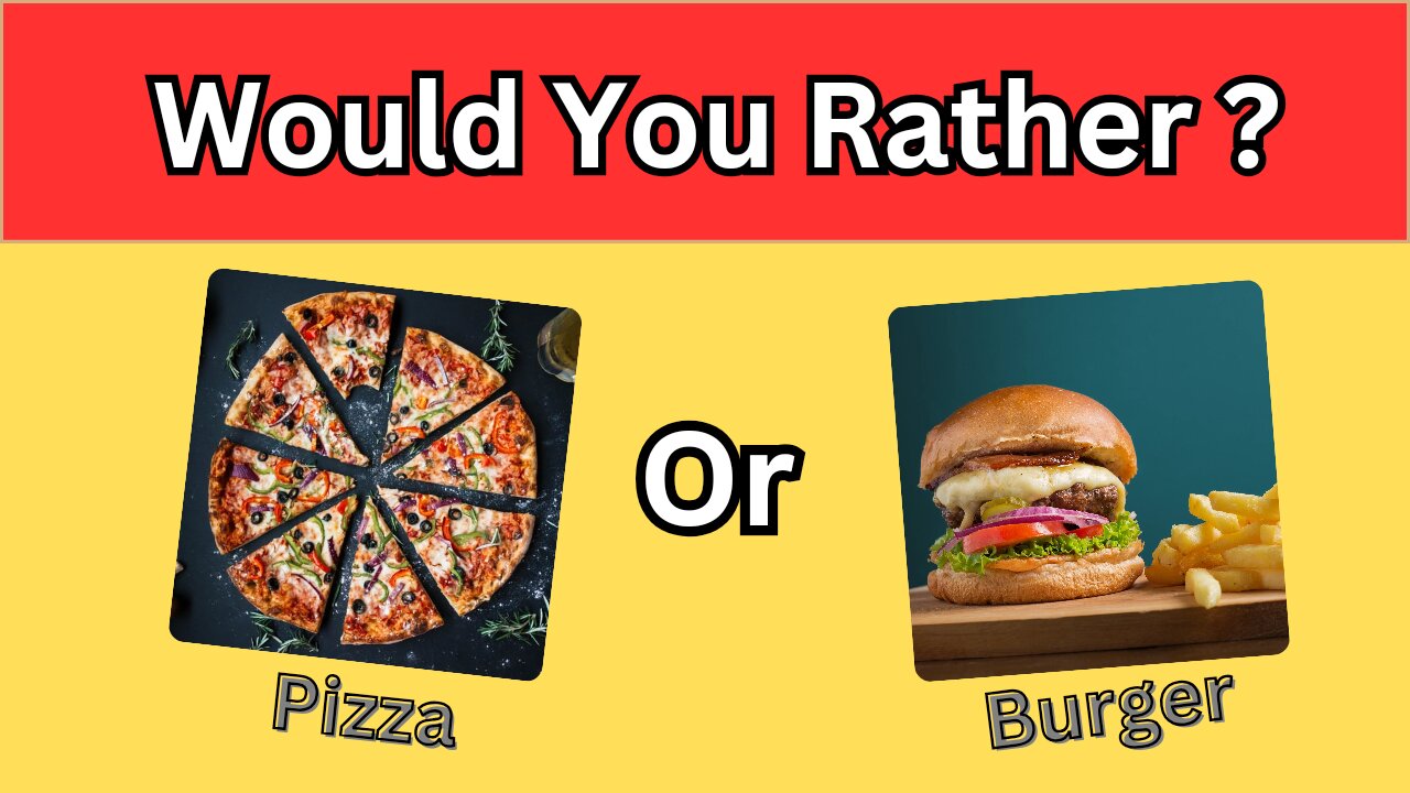 Would you rather food edition