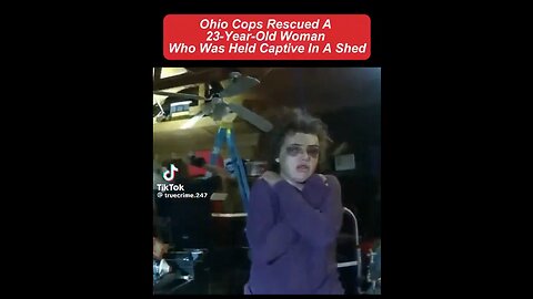 Ohio Cops Rescue Woman With 'Panda Eyes' From A Shed