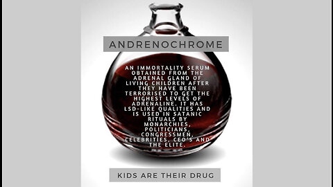 Adrenochrome Featured/Referenced in Mainstream Entertainment