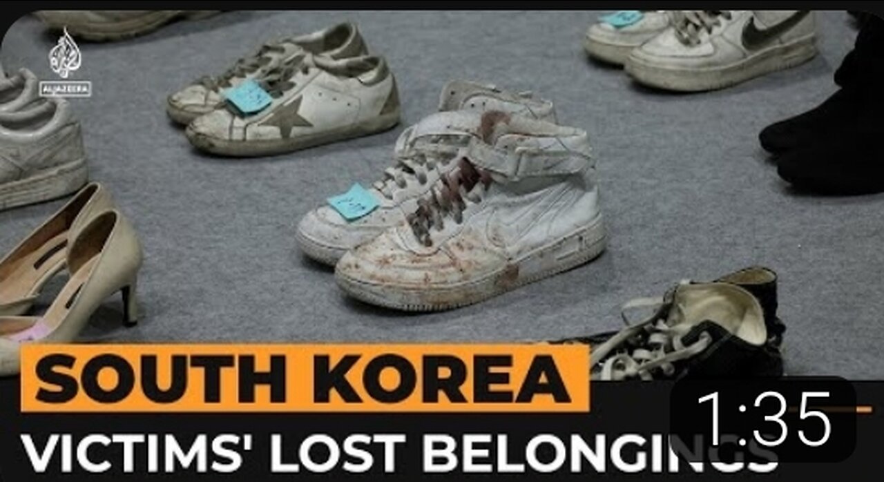 Lost possessions on display after crowd crush in South Korea Al Jazeera Newsfeed