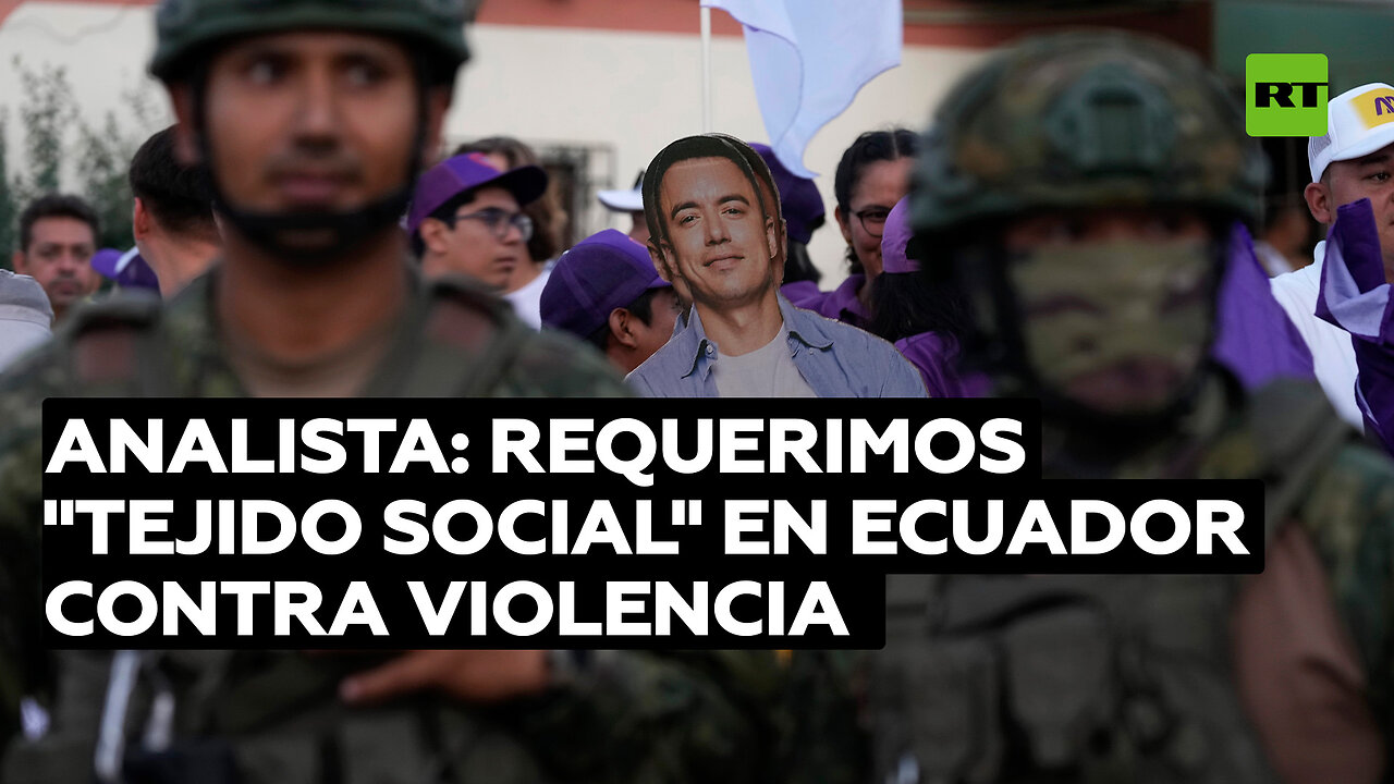 Analista: Hay que "recuperar el tejido social" en Ecuador para combatir la violencia