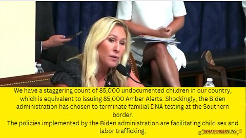 We have a staggering count of 85,000 undocumented children in our country