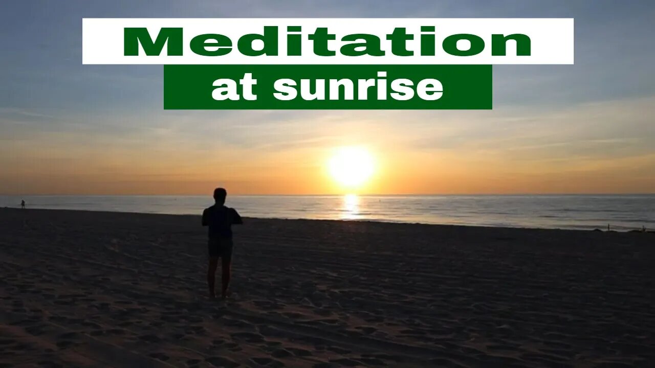 Meditation at Sunrise 🧘🏻‍♂️ 20 Minute Mindful Grounding Presence