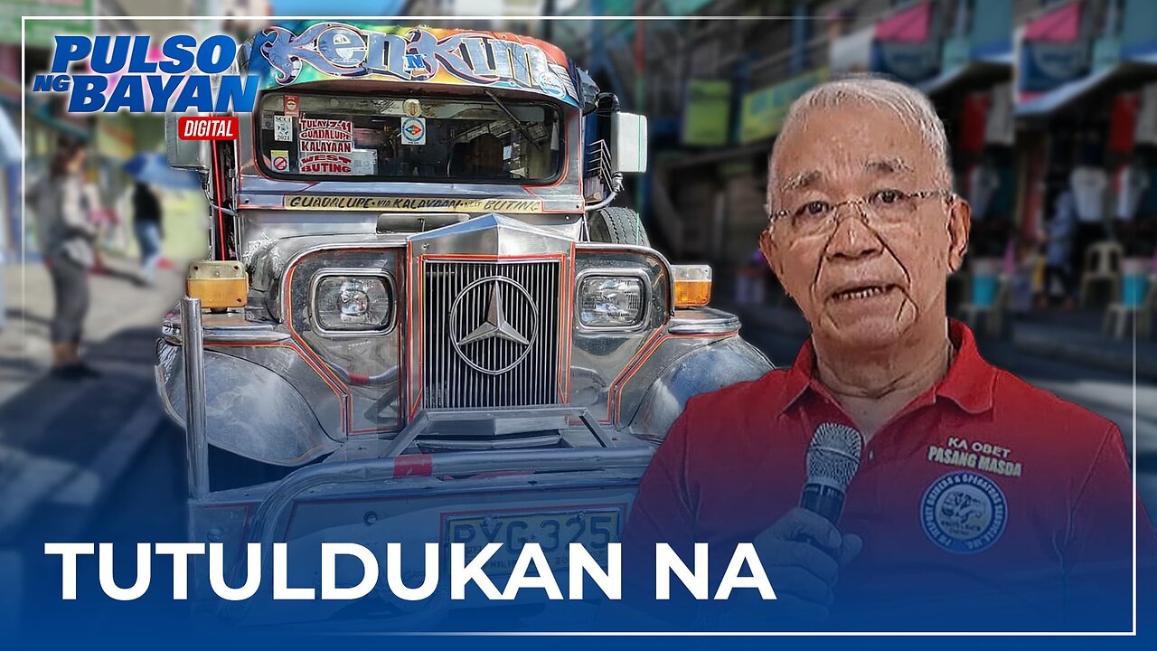 PUV consolidation, tutuldukan na sa April 30, 2024 —Pasang Masda President
