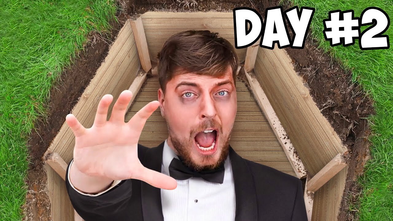 I Spent 50 Hours Buried Alive #mrbeast pro #mrbeast #todayvlog new video