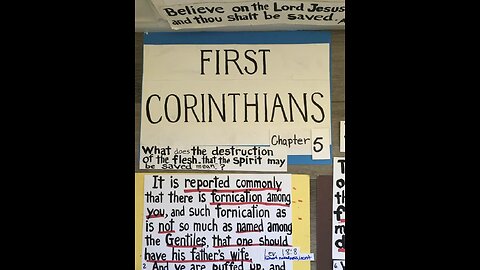 1 Corinthians Chapter 5 - Marianne Manley