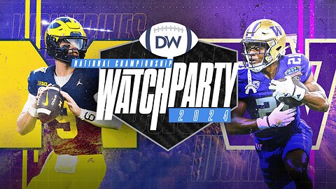 Michigan vs. Washington CFP National Championship 2024 Livestream