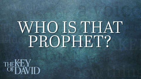 Who Is That Prophet (2024) | THE KEY OF DAVID 9.21.24 3pm