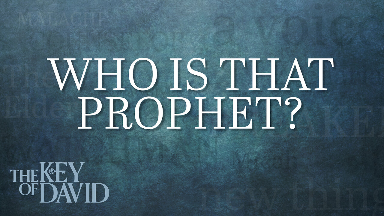 Who Is That Prophet (2024) | THE KEY OF DAVID 9.21.24 3pm