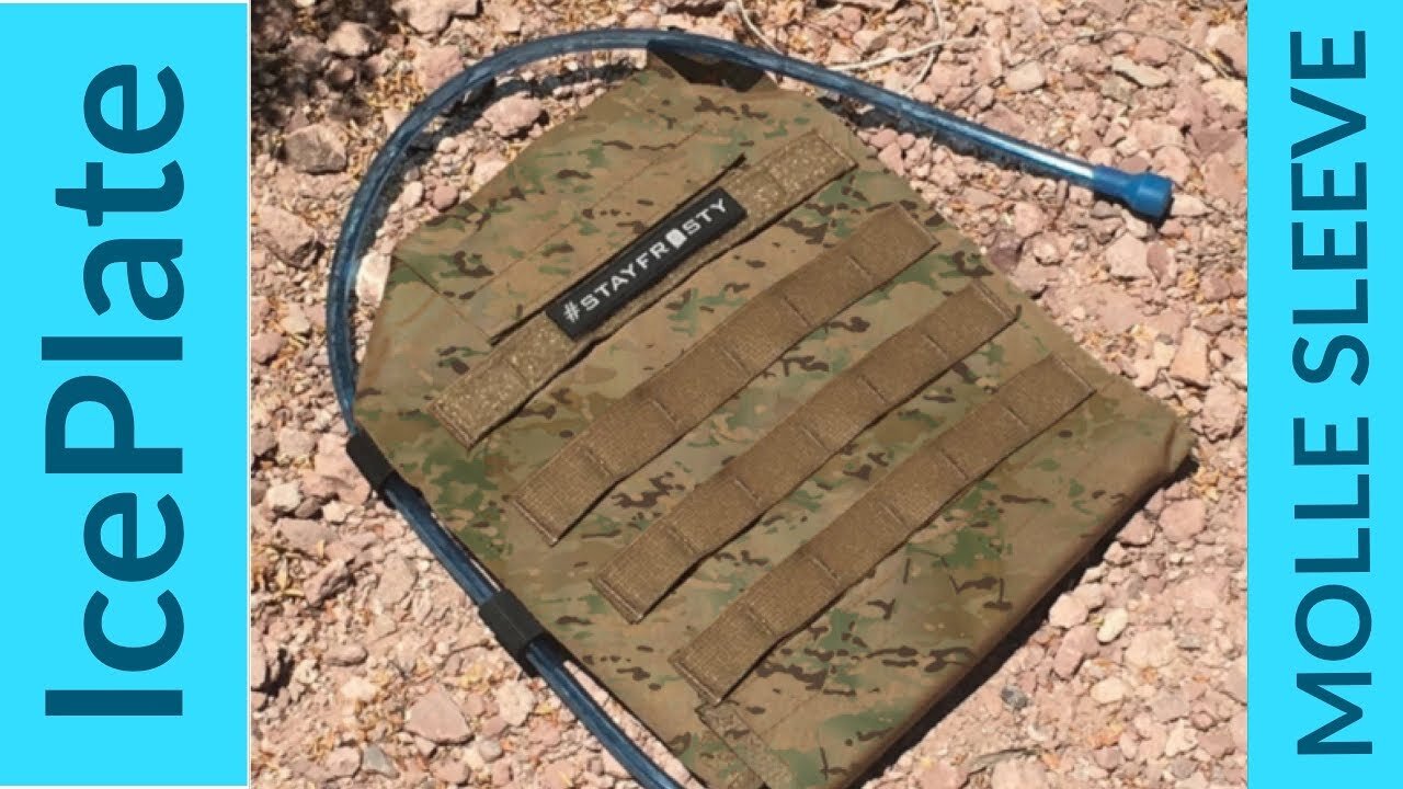 IcePlate® MOLLE Sleeve: Ultra-thin Hard Cell Hydration Solution for Plate Carriers