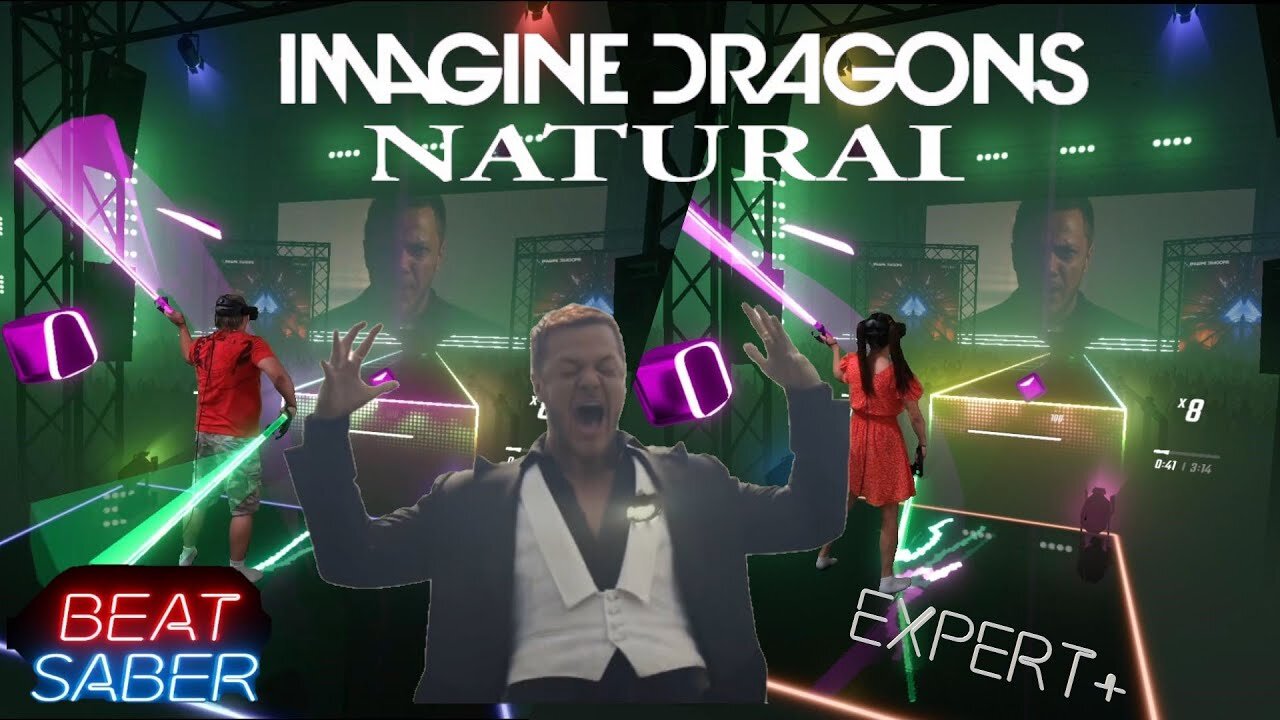 Beat Saber || Imagine Dragons - Natural (JRE_McNuggies) [Expert+ SS] MR- Cinema (Full Combo)