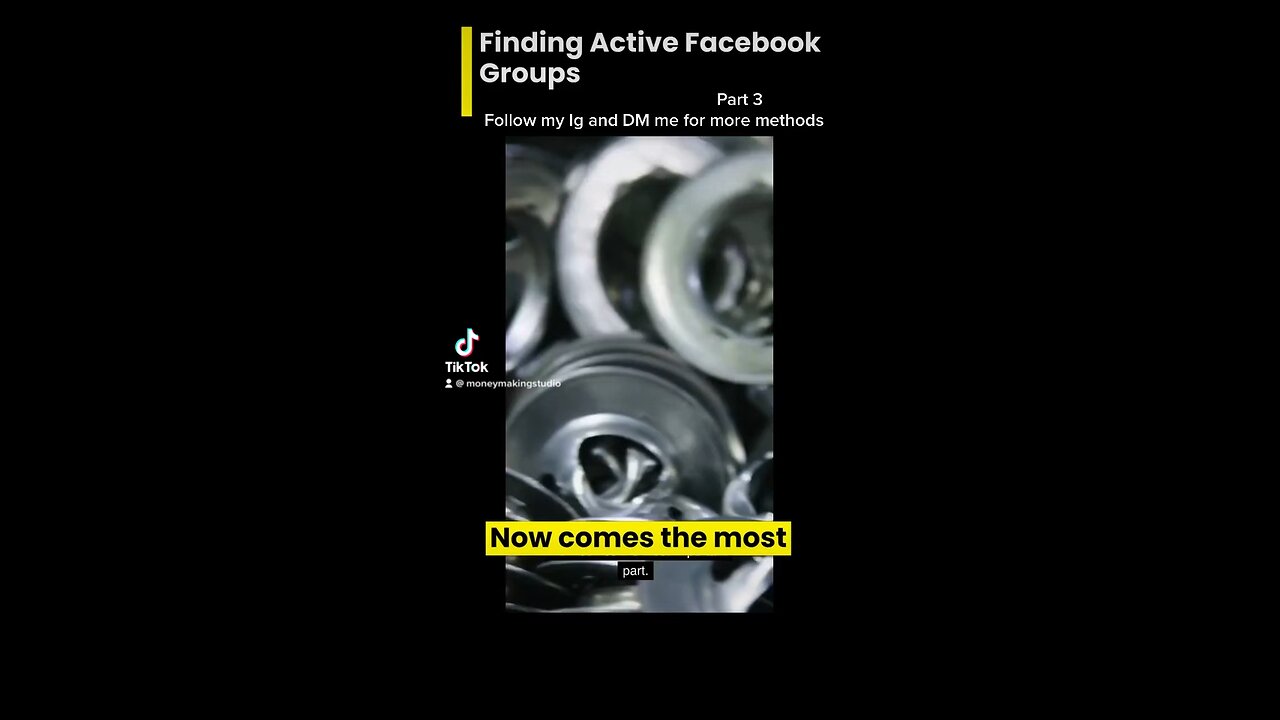 Money making through public facebook groups